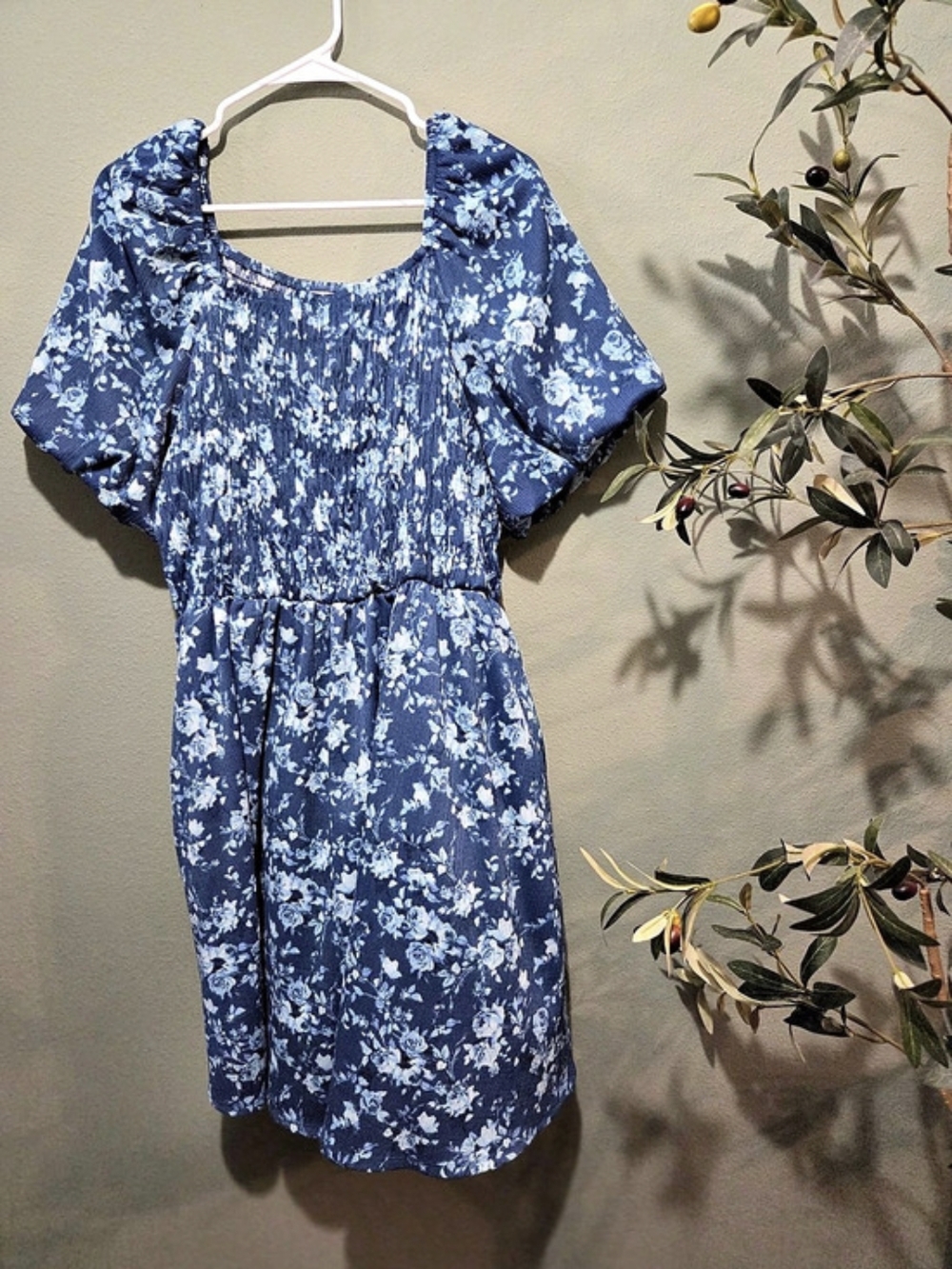 Lularoe Floral Short Sleeve Dress XL Like New